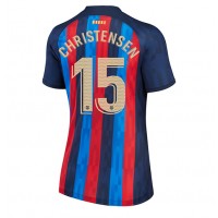 Fotbalové Dres Barcelona Andreas Christensen #15 Dámské Domácí 2022-23 Krátký Rukáv